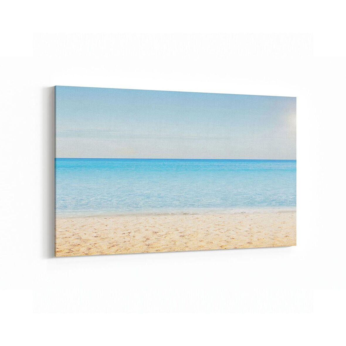 Olla 16456Y Kumsal / Sahil Görseli Yatay Kanvas Tablo (Ölçü: 45X30)