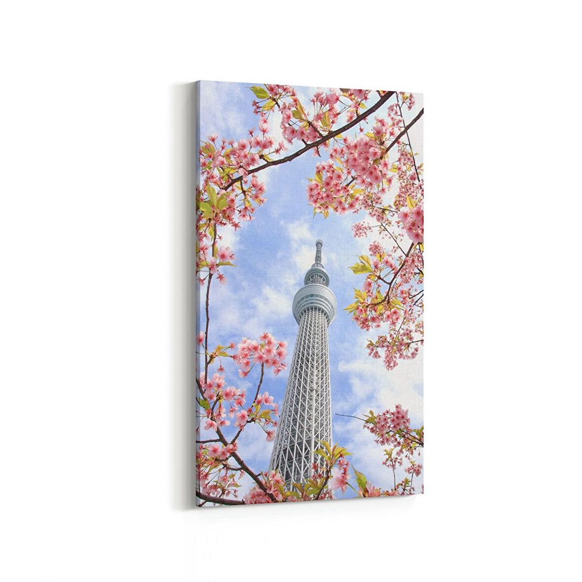 Olla 18586DD Yapı Görseli Dikey Dar Kanvas Tablo (Ölçü: 40X80)