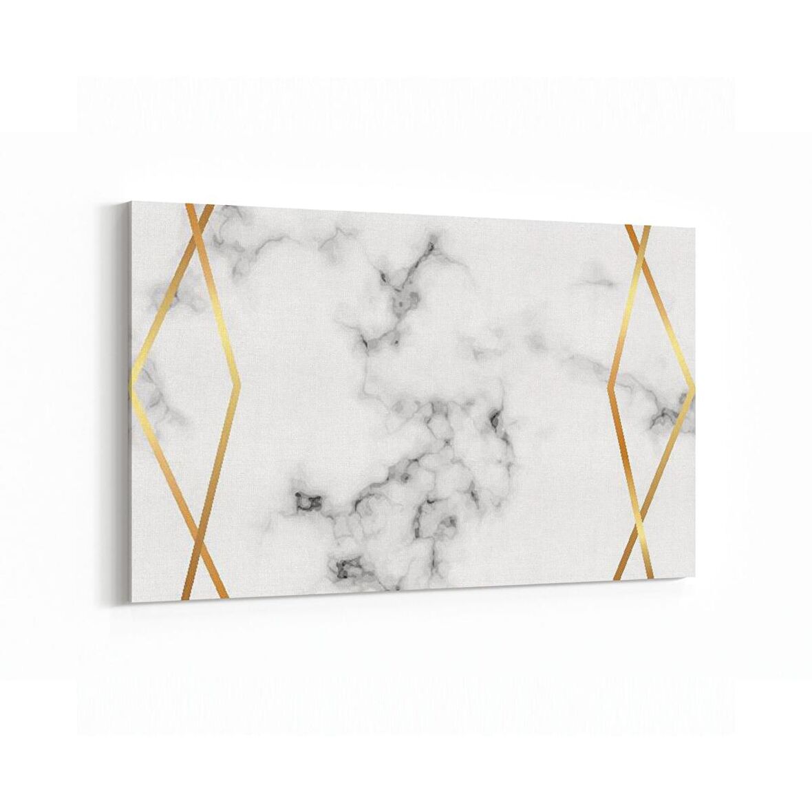 Olla 16727Y Mermer Desen Görsel Yatay Kanvas Tablo (Ölçü: 70X50)