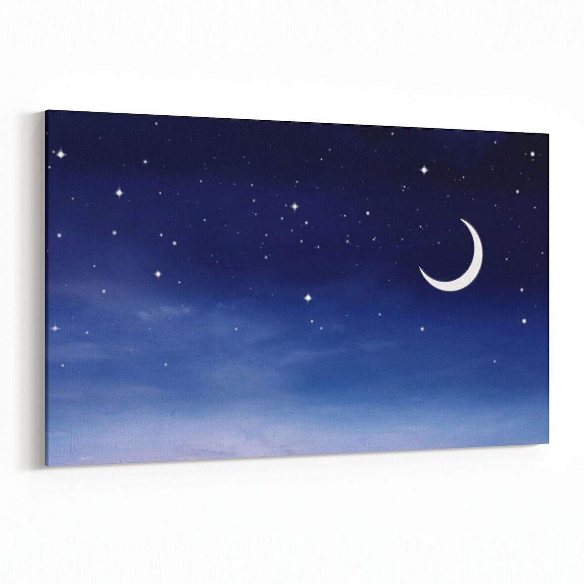 Olla 14792Y Gece Gökyüzü Görseli Yatay Kanvas Tablo (Ölçü: 150X100)