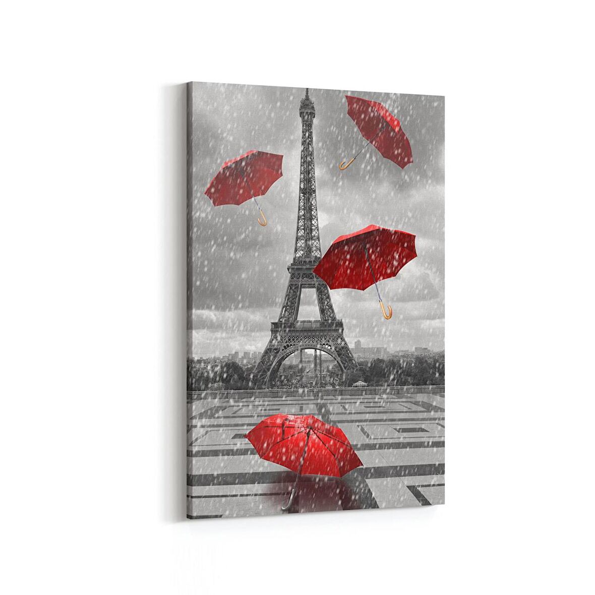 Olla 18319D Yapı Görseli Dikey Kanvas Tablo (Ölçü: 60X90)