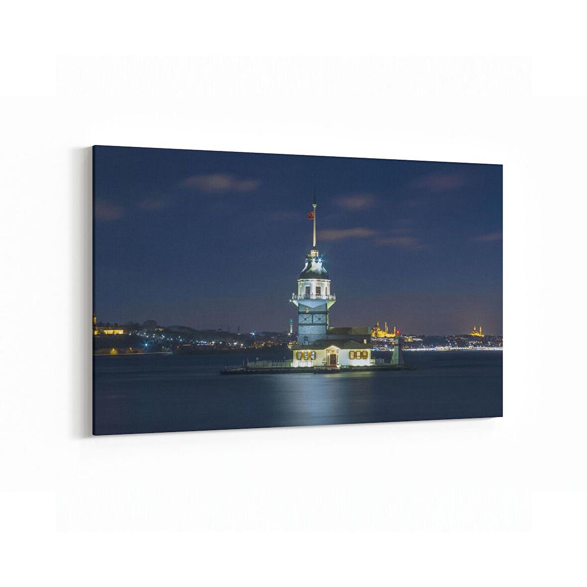 Olla 18773Y Yapı Görseli Yatay Kanvas Tablo (Ölçü: 90X60)