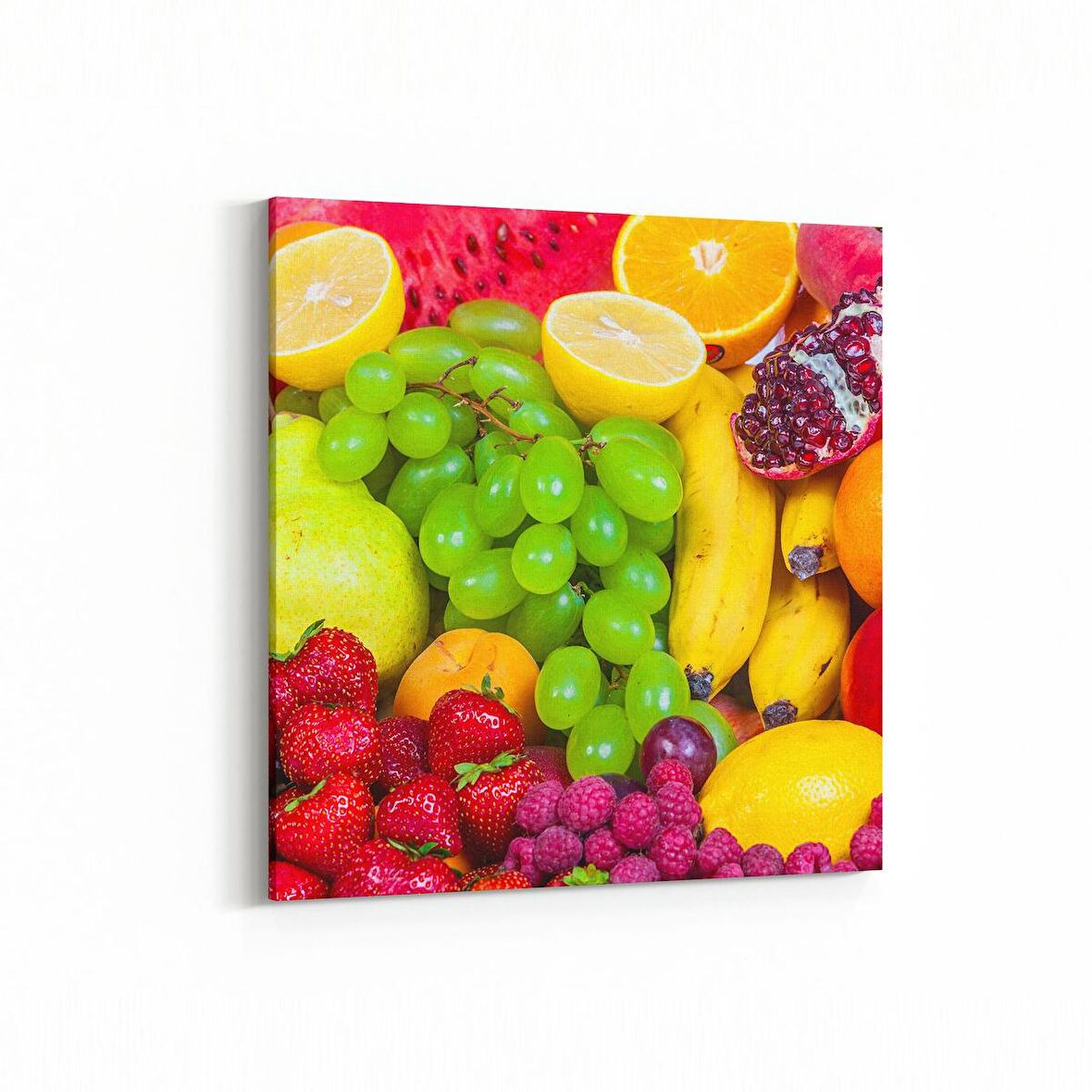 Olla 15123K Gıda Görseli Kare Kanvas Tablo (Ölçü: 25X25)