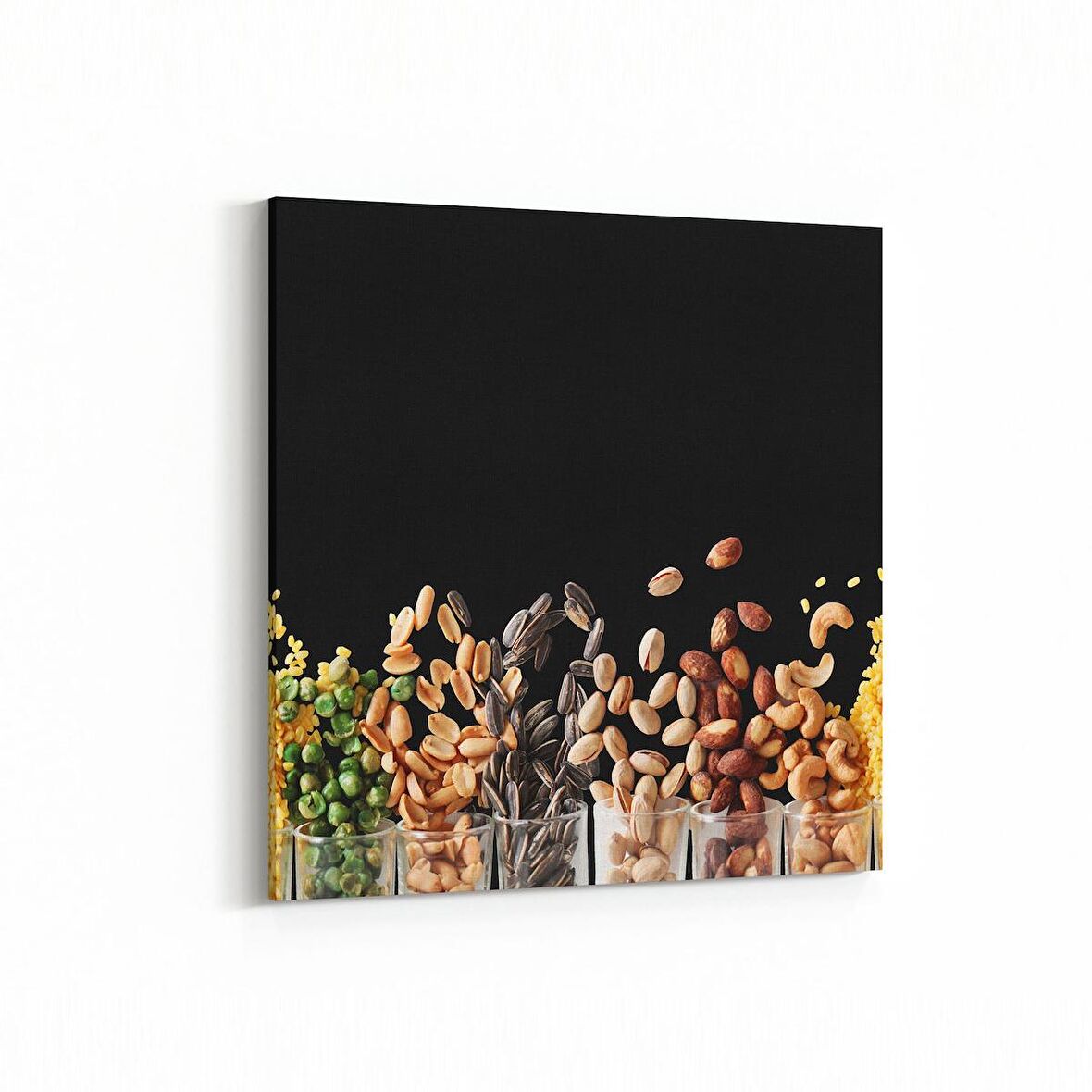 Olla 15023K Gıda Görseli Kare Kanvas Tablo (Ölçü: 100X100)