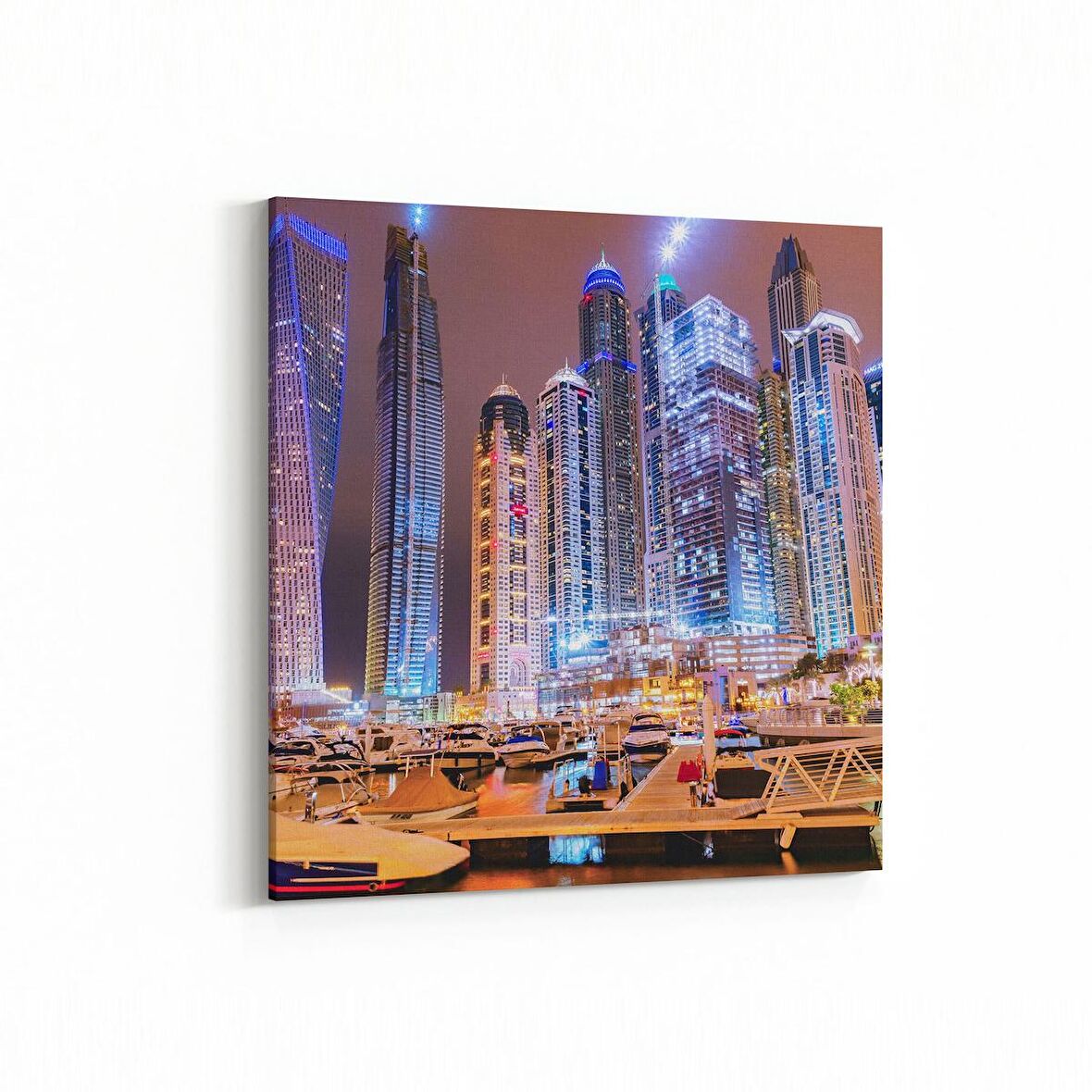 Olla 18751K4 Yapı Görseli Kare 4'lü Kanvas Tablo (Ölçü: 145X145)