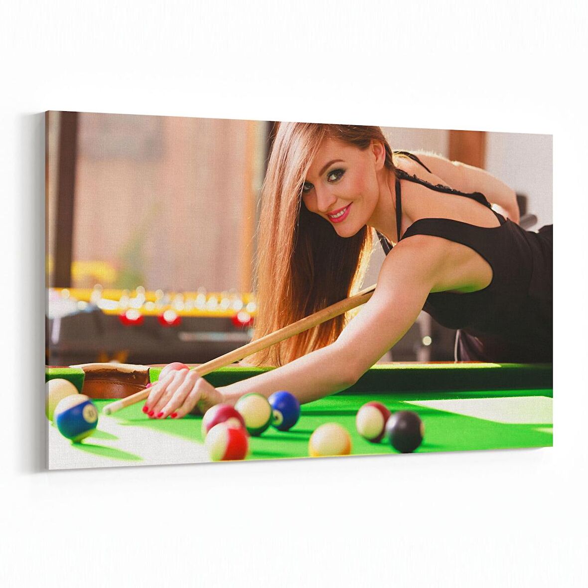 Olla 16938Y Model / Manken Görseli Yatay Kanvas Tablo (Ölçü: 150X100)