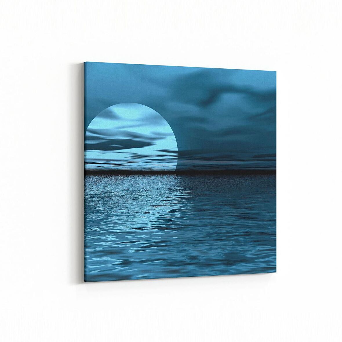 Olla 13677K Doğa / Manzara Görseli Kare Kanvas Tablo (Ölçü: 25X25)