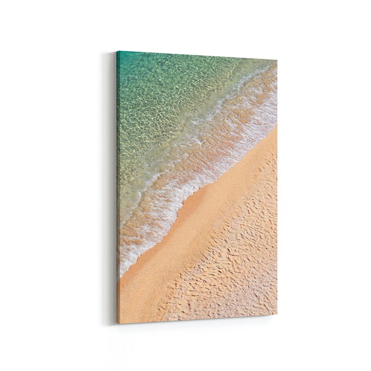 Olla 16428D Kumsal / Sahil Görseli Dikey Kanvas Tablo (Ölçü: 60X90)