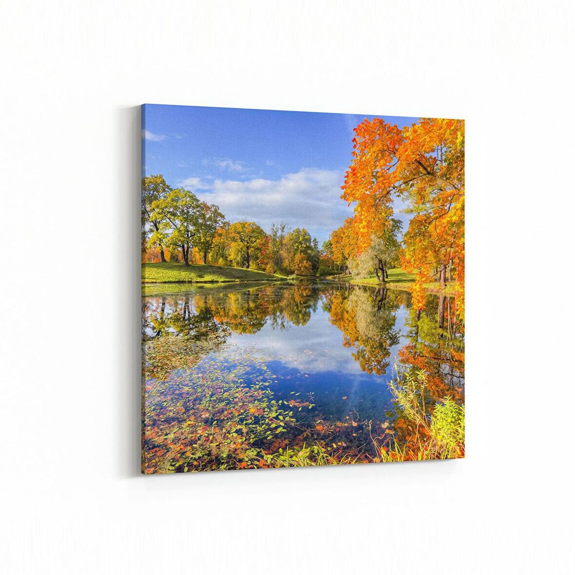 Olla 14500K Doğa / Manzara Görseli Kare Kanvas Tablo (Ölçü: 25X25)