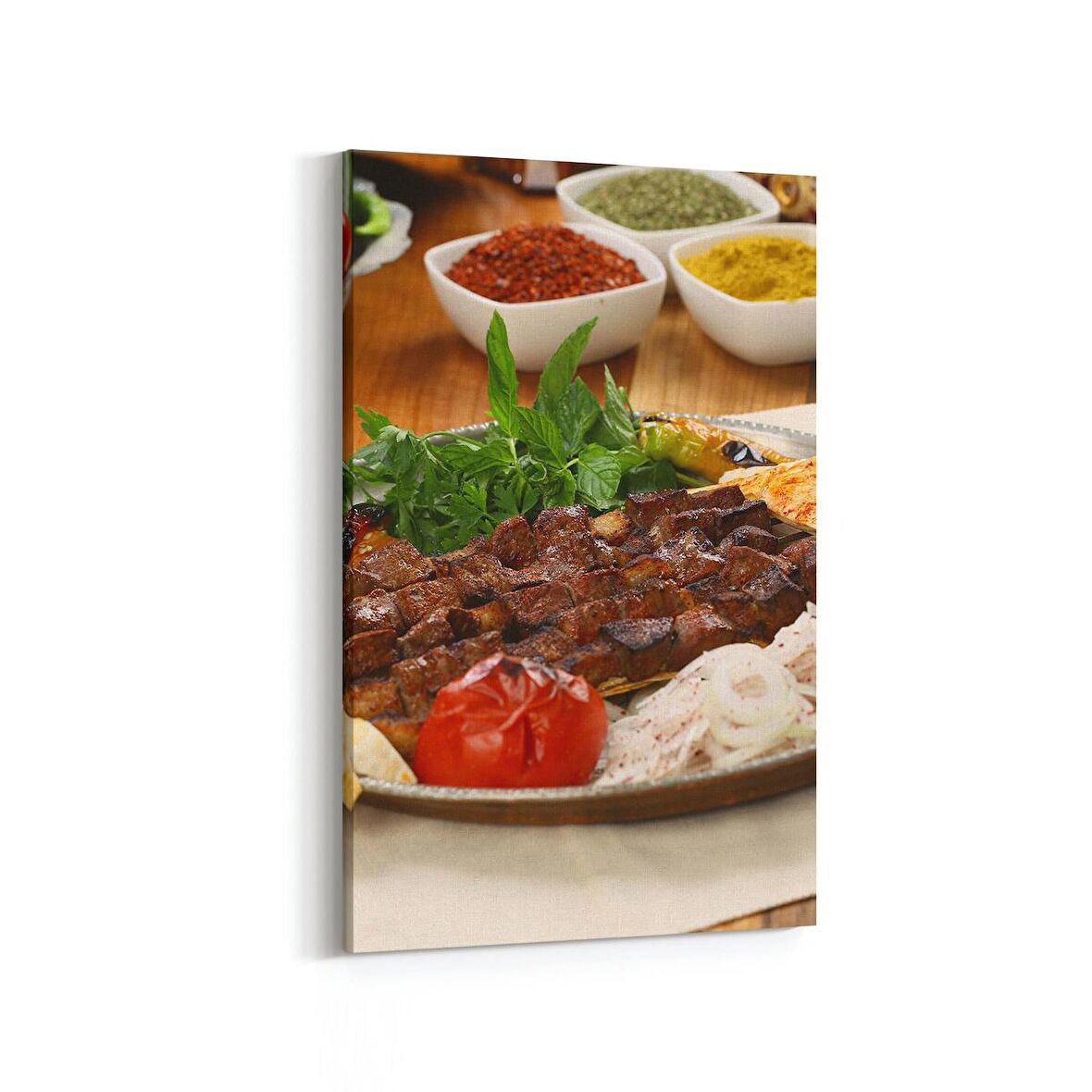 Olla 15063D Gıda Görseli Dikey Kanvas Tablo (Ölçü: 100X150)