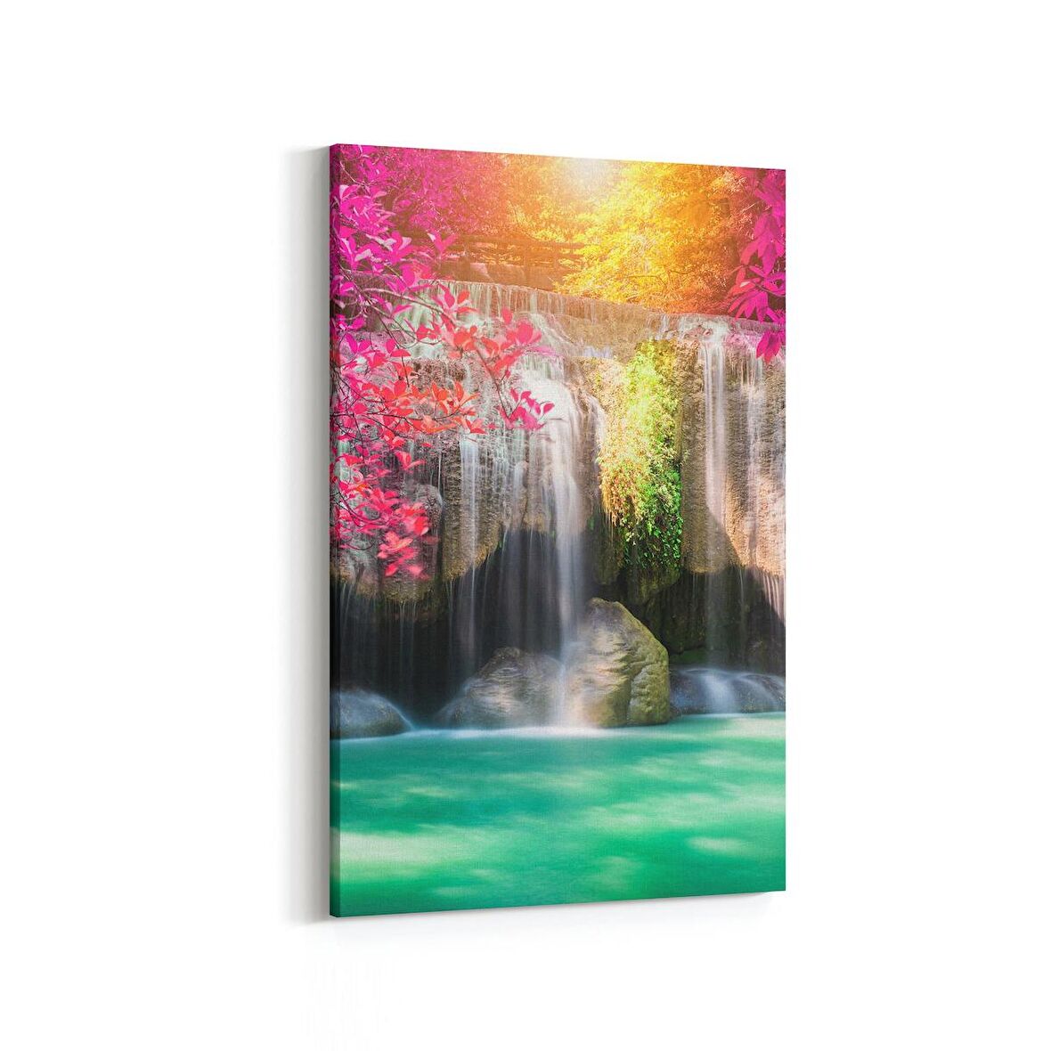 Olla 13969D Doğa / Manzara Görseli Dikey Kanvas Tablo (Ölçü: 100X150)