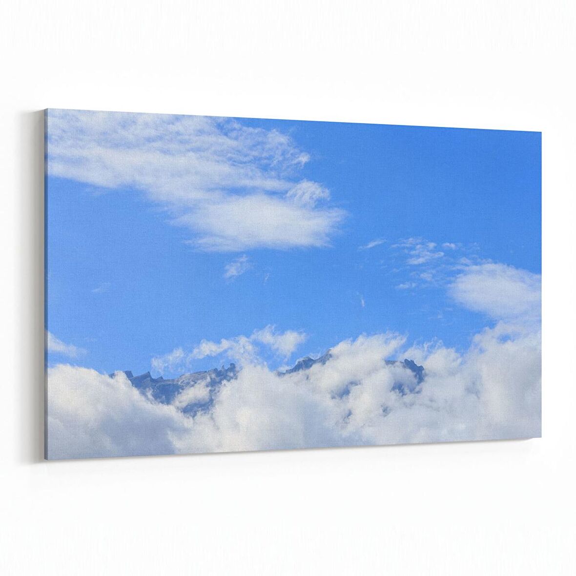 Olla 15532Y Gökyüzü Bulut Görseli  Yatay Kanvas Tablo (Ölçü: 90X60)