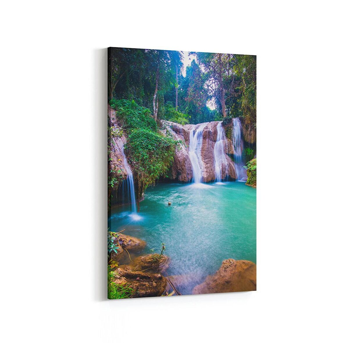 Olla 13208D Doğa / Manzara Görseli Dikey Kanvas Tablo (Ölçü: 80X120)