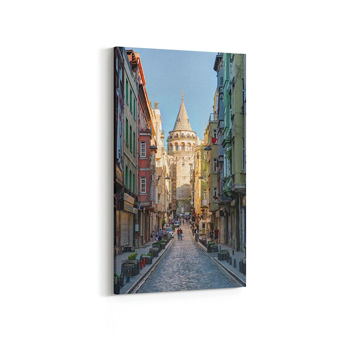 Olla 18141DD Yapı Görseli Dikey Dar Kanvas Tablo (Ölçü: 60X120)