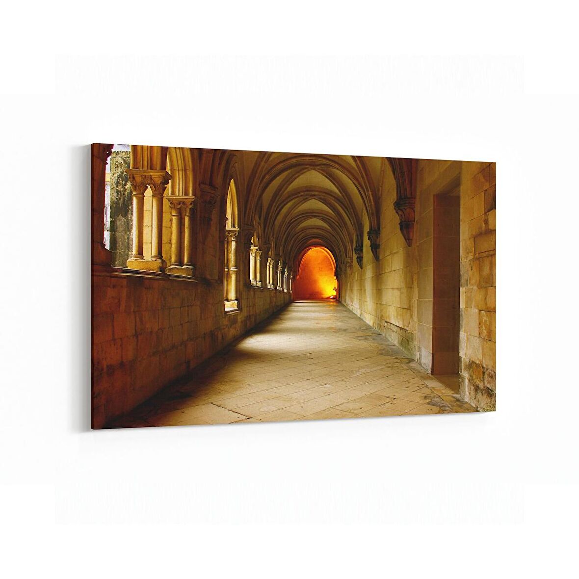 Olla 18072Y Yapı Görseli Yatay Kanvas Tablo (Ölçü: 90X60)