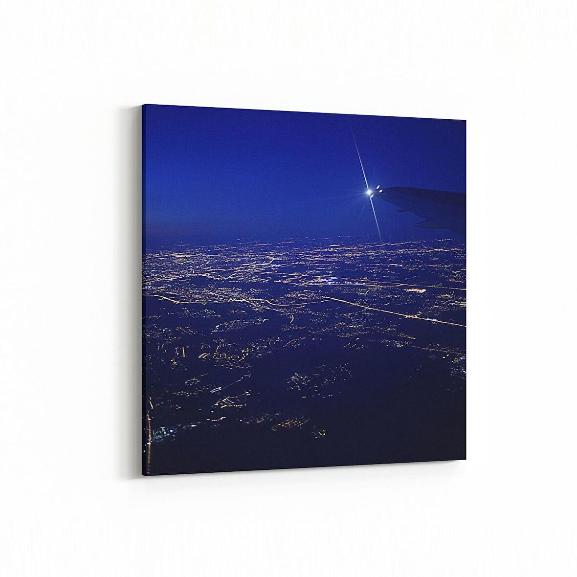 Olla 18475K Yapı Görseli Kare Kanvas Tablo (Ölçü: 30X30)