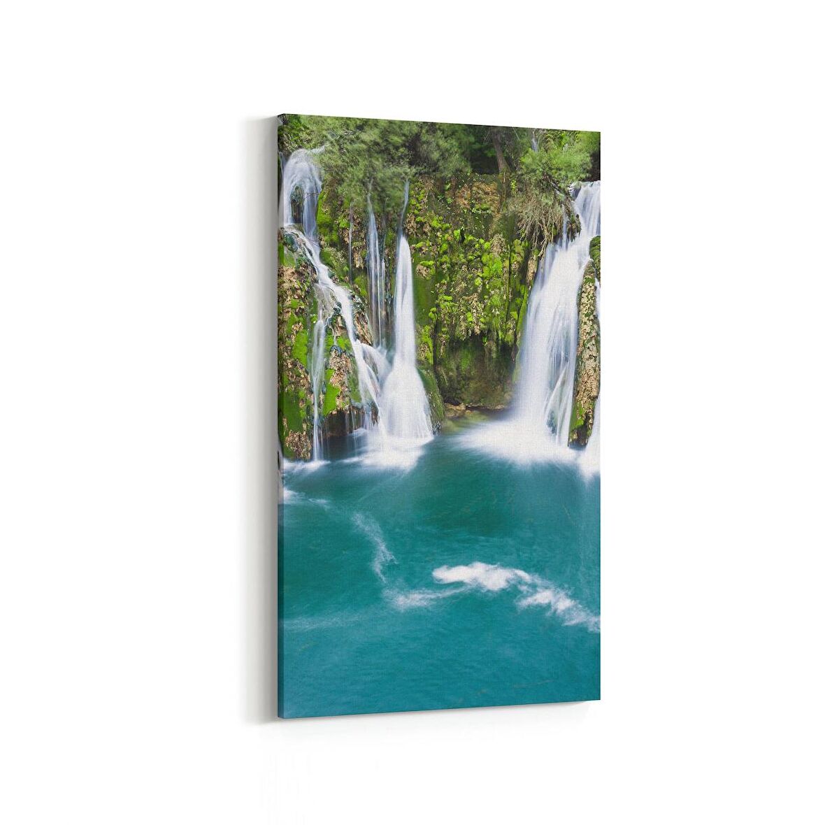 Olla 13982DD Doğa / Manzara Görseli Dikey Dar Kanvas Tablo (Ölçü: 60X120)