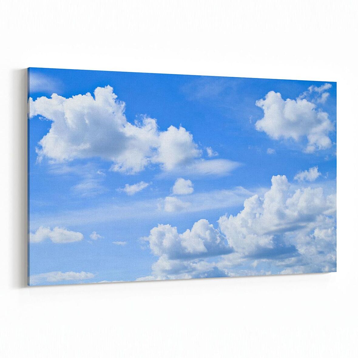 Olla 15724Y Gökyüzü Bulut Görseli  Yatay Kanvas Tablo (Ölçü: 150X100)