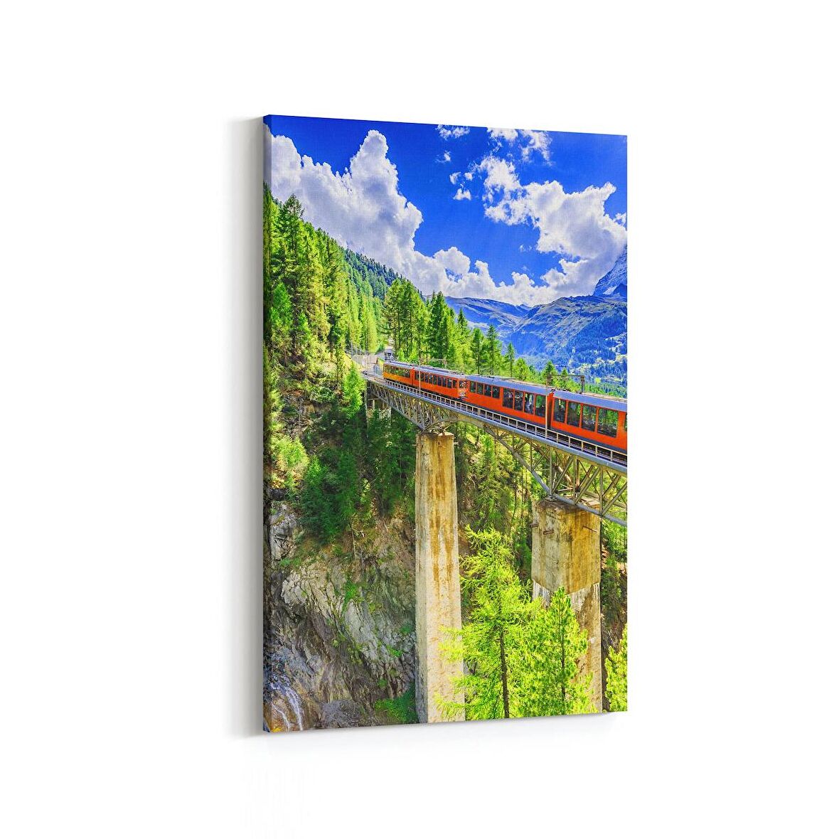 Olla 14437D Doğa / Manzara Görseli Dikey Kanvas Tablo (Ölçü: 100X150)