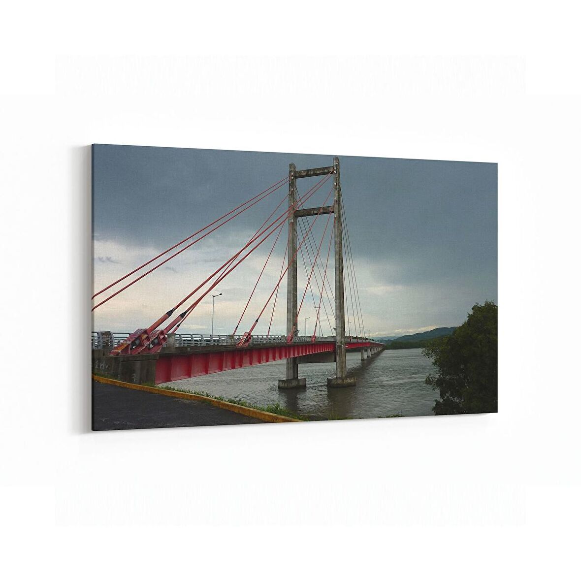 Olla 17951Y Yapı Görseli Yatay Kanvas Tablo (Ölçü: 90X60)