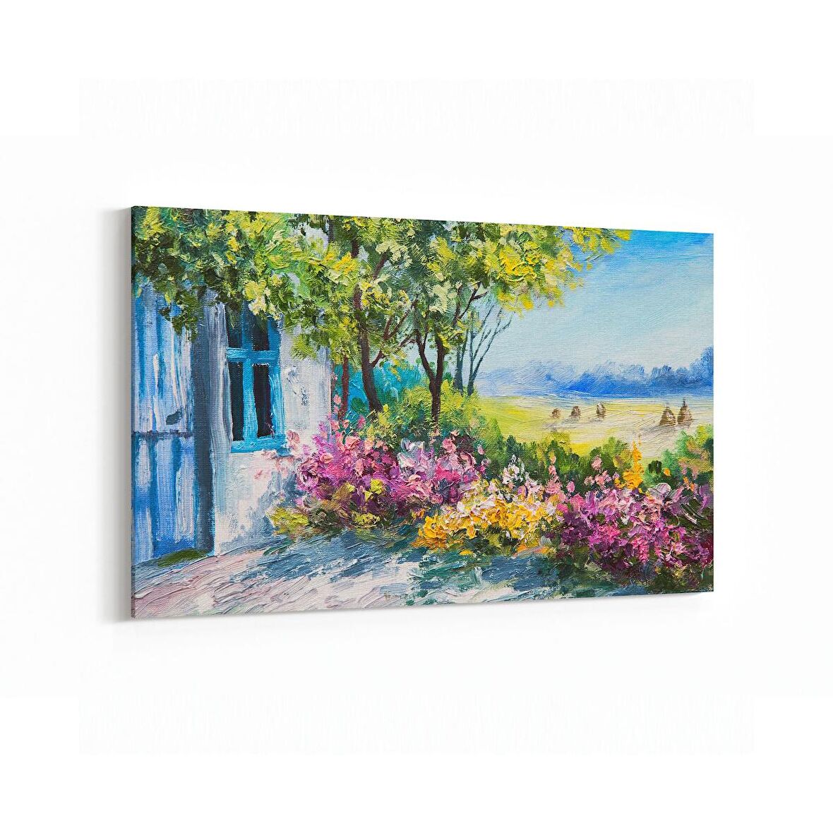 Olla 17780Y Yağlı Boya Görseli Yatay Kanvas Tablo (Ölçü: 90X60)