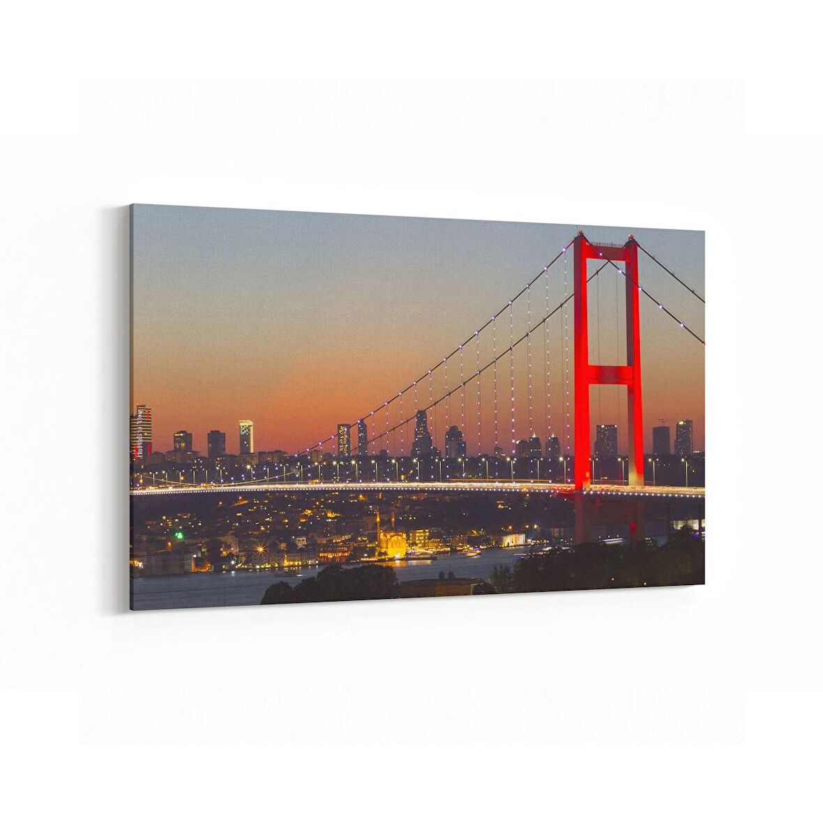 Olla 18837Y Yapı Görseli Yatay Kanvas Tablo (Ölçü: 90X60)