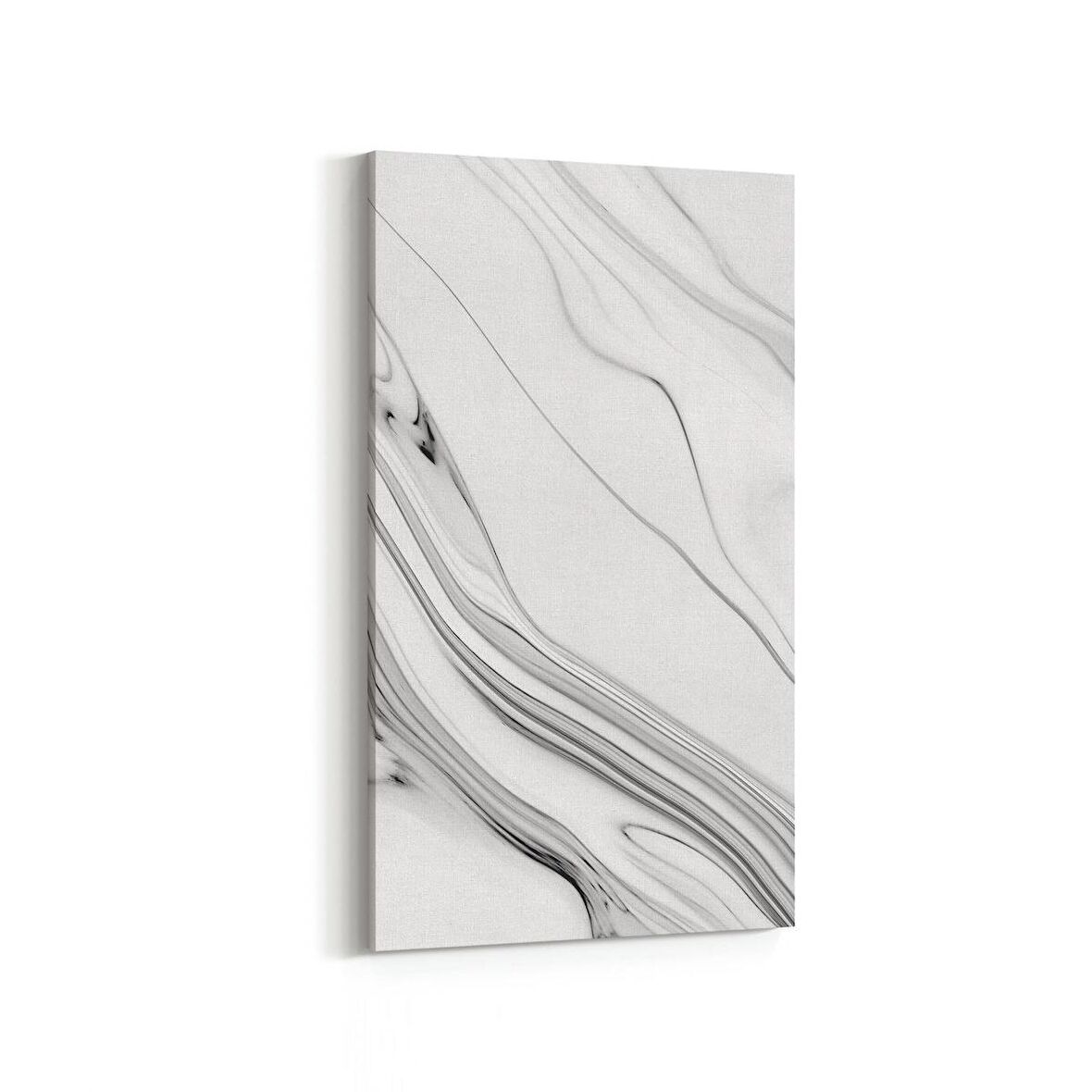 Olla 16686DD Mermer Desen Görsel Dikey Dar Kanvas Tablo (Ölçü: 40X80)