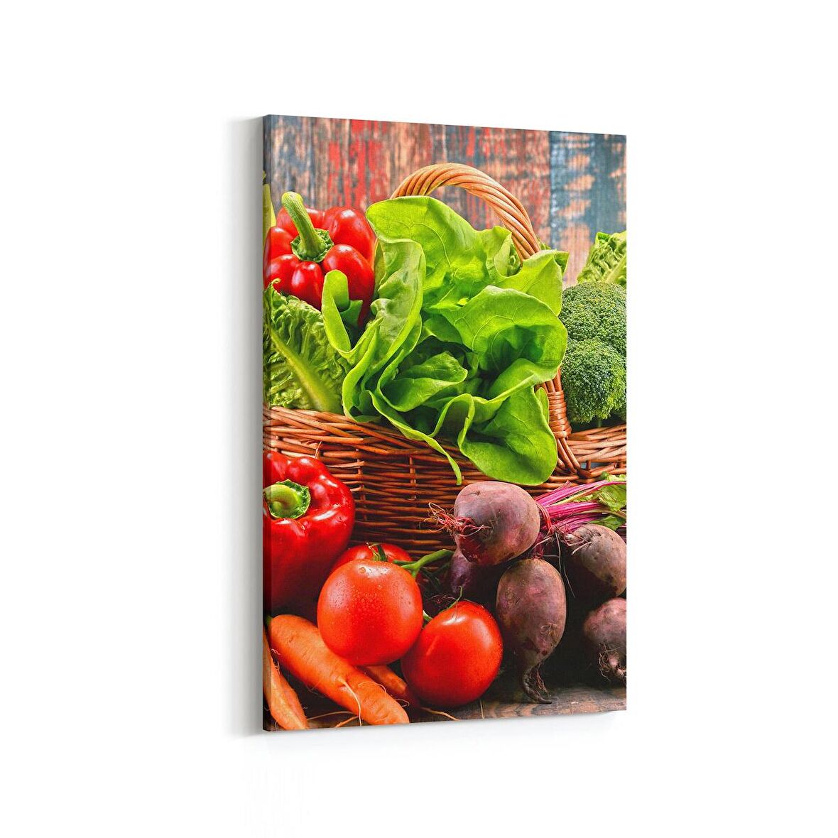Olla 15237D Gıda Görseli Dikey Kanvas Tablo (Ölçü: 100X150)