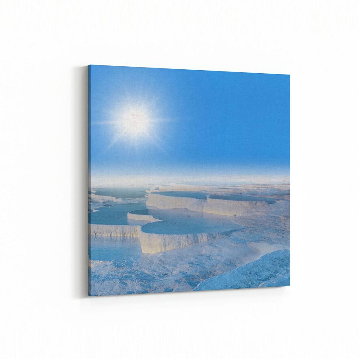 Olla 14040K Doğa / Manzara Görseli Kare Kanvas Tablo (Ölçü: 25X25)