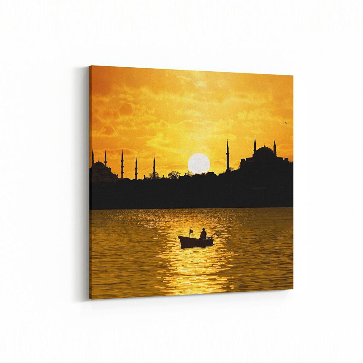 Olla 18005K Yapı Görseli Kare Kanvas Tablo (Ölçü: 25X25)