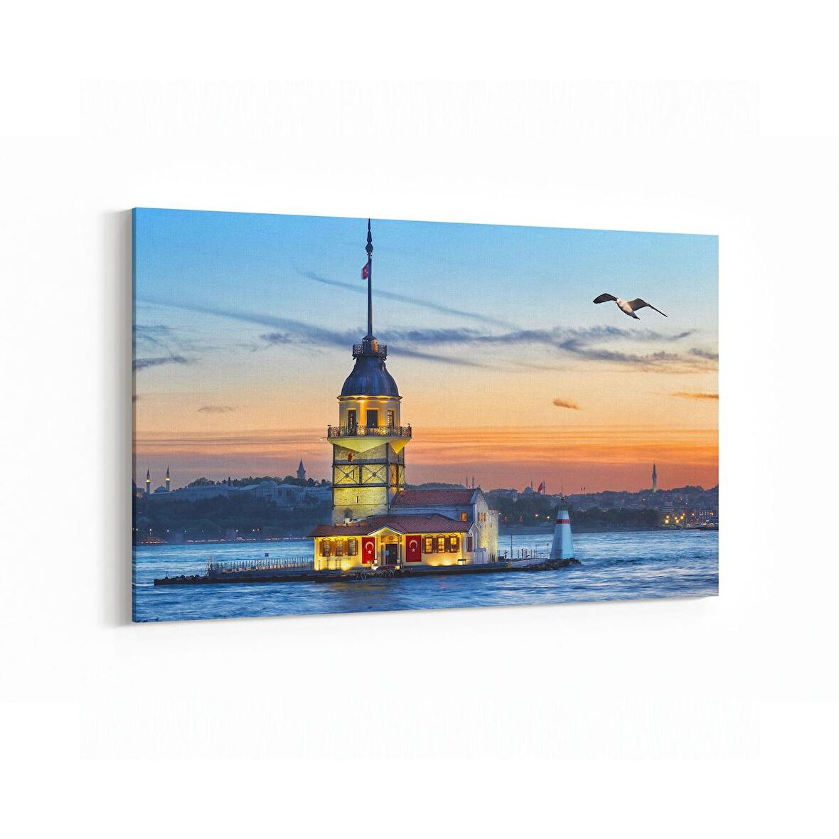 Olla 18630Y Yapı Görseli Yatay Kanvas Tablo (Ölçü: 90X60)