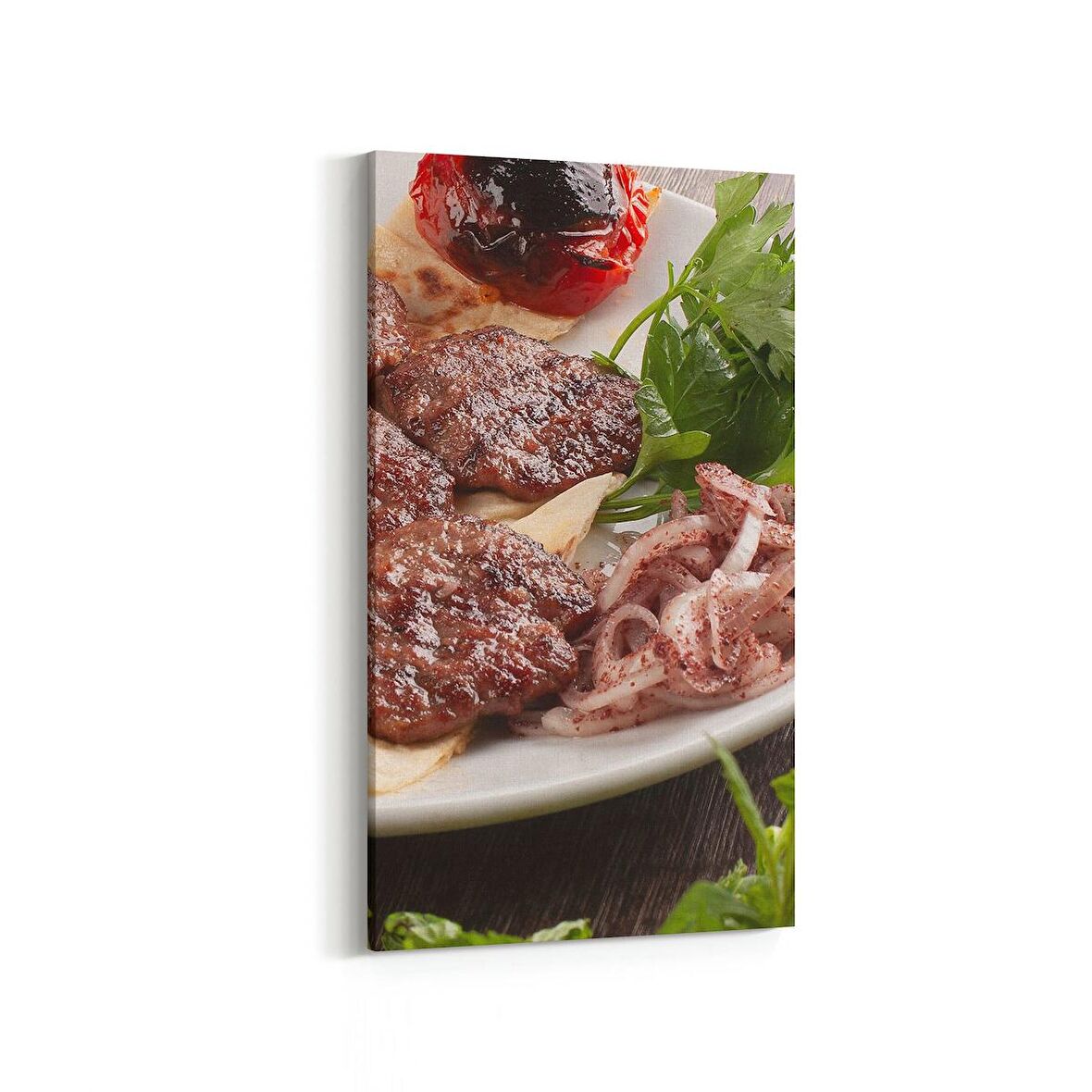 Olla 15096DD Gıda Görseli Dikey Dar Kanvas Tablo (Ölçü: 60X120)