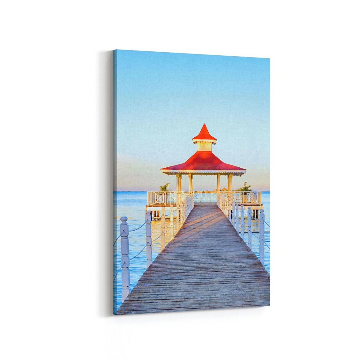 Olla 18657D Yapı Görseli Dikey Kanvas Tablo (Ölçü: 20X30)