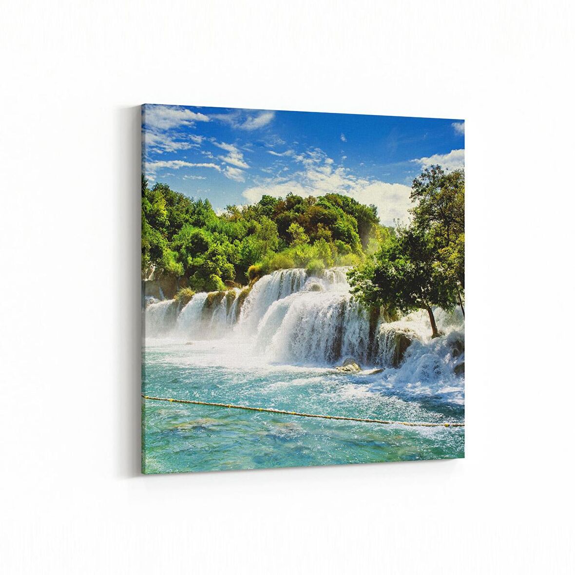 Olla 13744K Doğa / Manzara Görseli Kare Kanvas Tablo (Ölçü: 25X25)