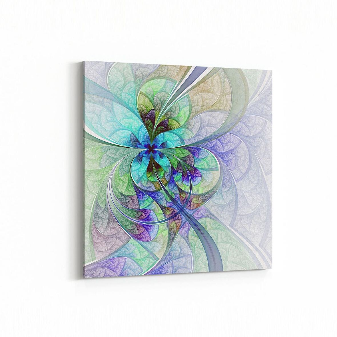 Olla 10078K Abstract Görsel Kare Kanvas Tablo (Ölçü: 30X30)