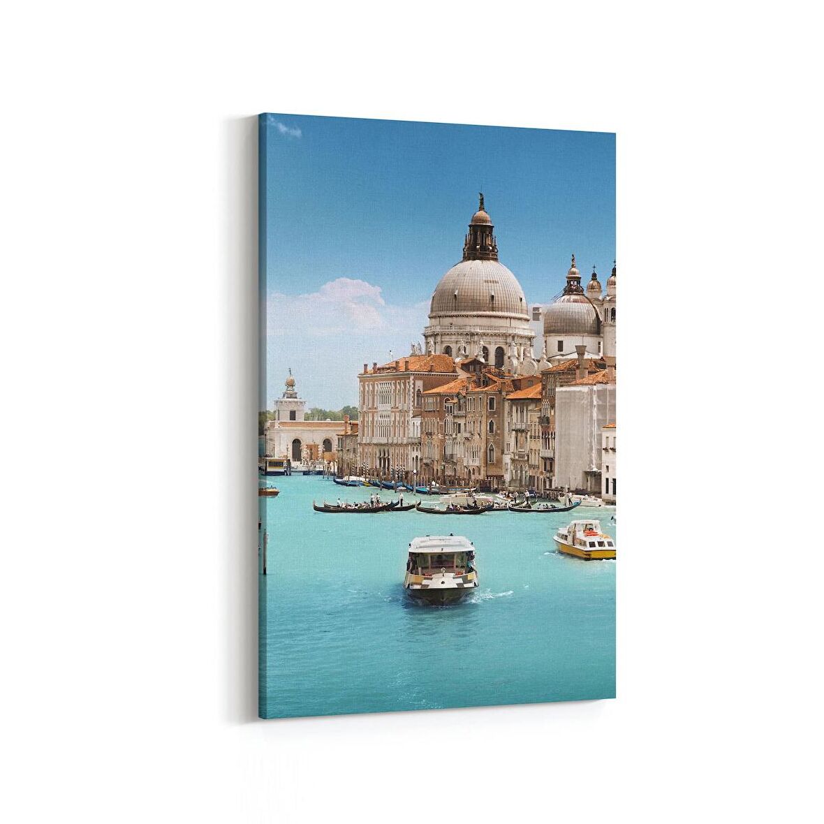 Olla 17938D Yapı Görseli Dikey Kanvas Tablo (Ölçü: 60X90)