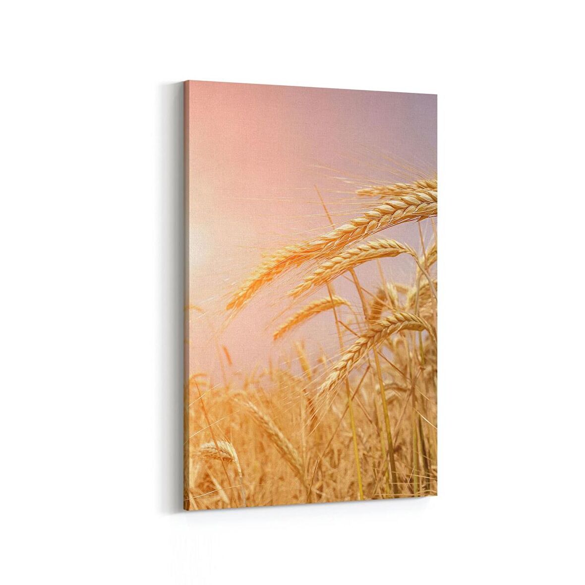 Olla 16039D Günbatımı Görseli Dikey Kanvas Tablo (Ölçü: 100X150)