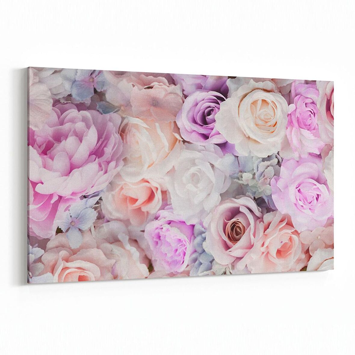 Olla 11564Y Çiçek Görseli Yatay Kanvas Tablo (Ölçü: 90X60)