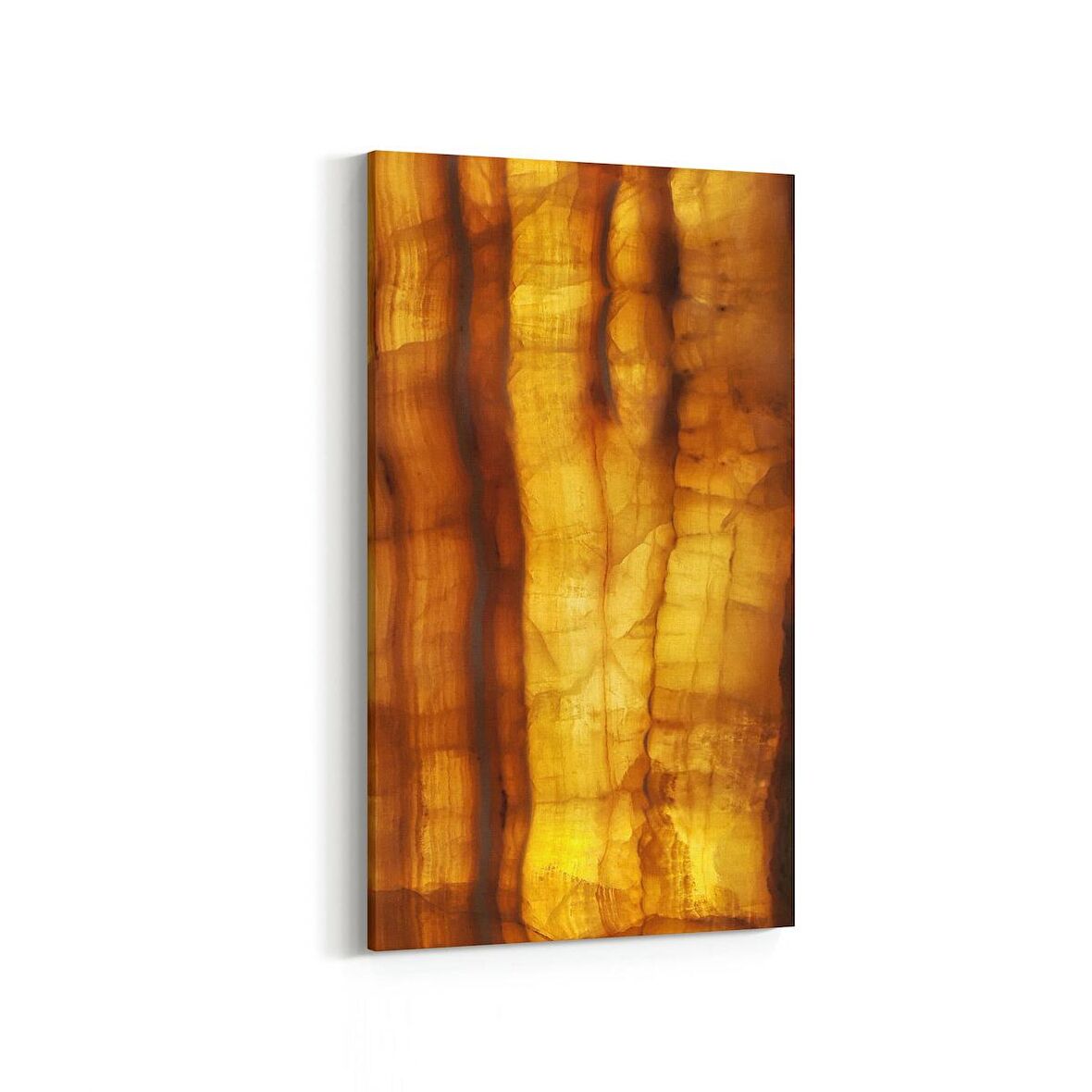 Olla 16657DD Mermer Desen Görsel Dikey Dar Kanvas Tablo (Ölçü: 30X60)