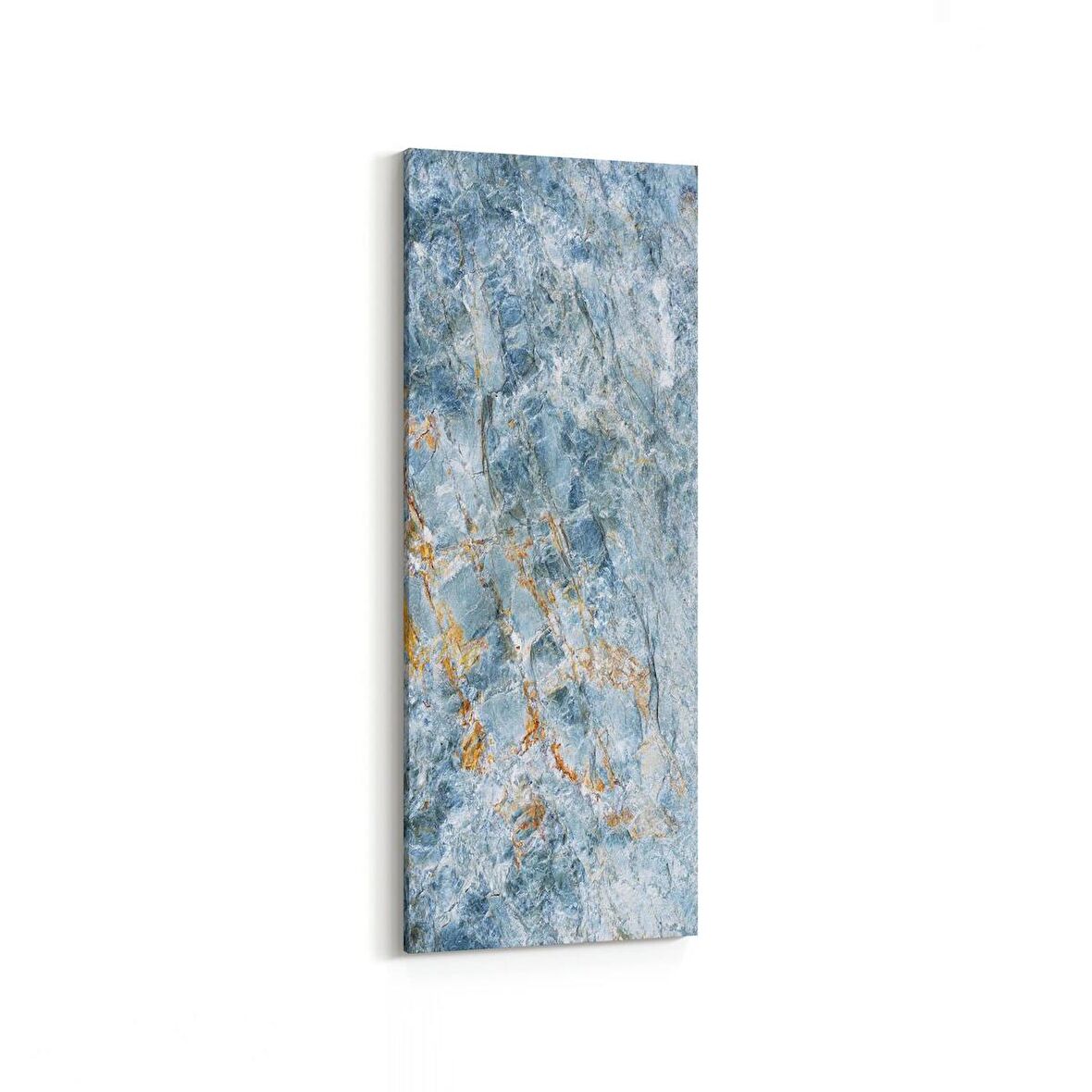 Olla 16714DI Mermer Desen Görsel Dikey İnce Kanvas Tablo (Ölçü: 40X120)