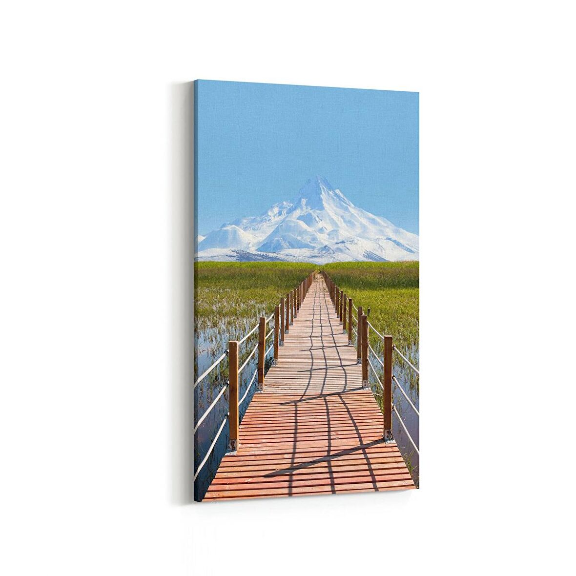 Olla 14158DD Doğa / Manzara Görseli Dikey Dar Kanvas Tablo (Ölçü: 30X60)