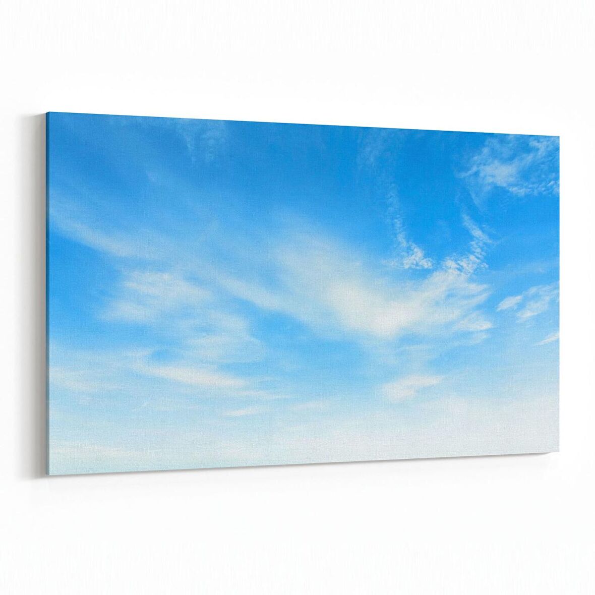 Olla 15634Y Gökyüzü Bulut Görseli  Yatay Kanvas Tablo (Ölçü: 120X80)