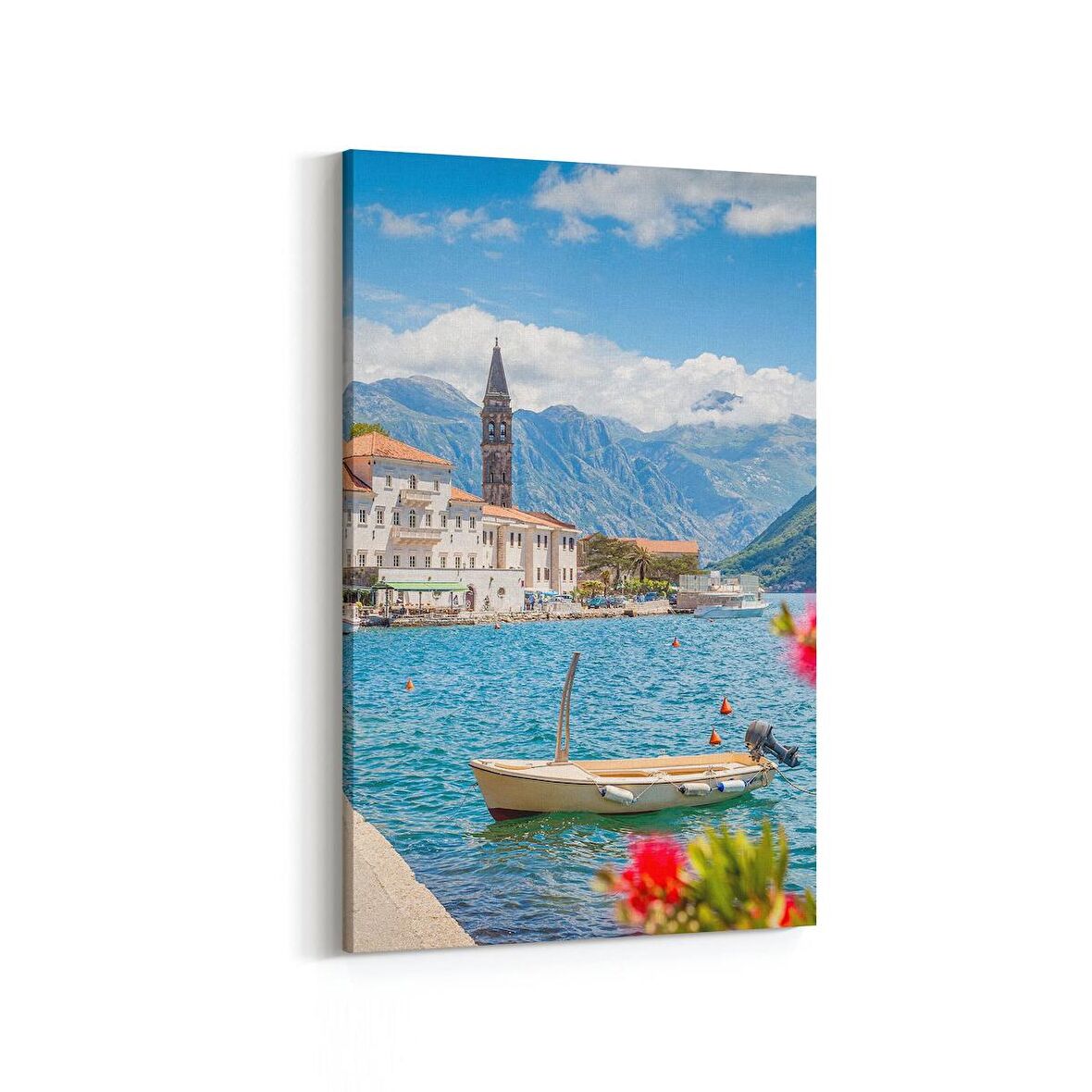 Olla 17961D Yapı Görseli Dikey Kanvas Tablo (Ölçü: 100X150)