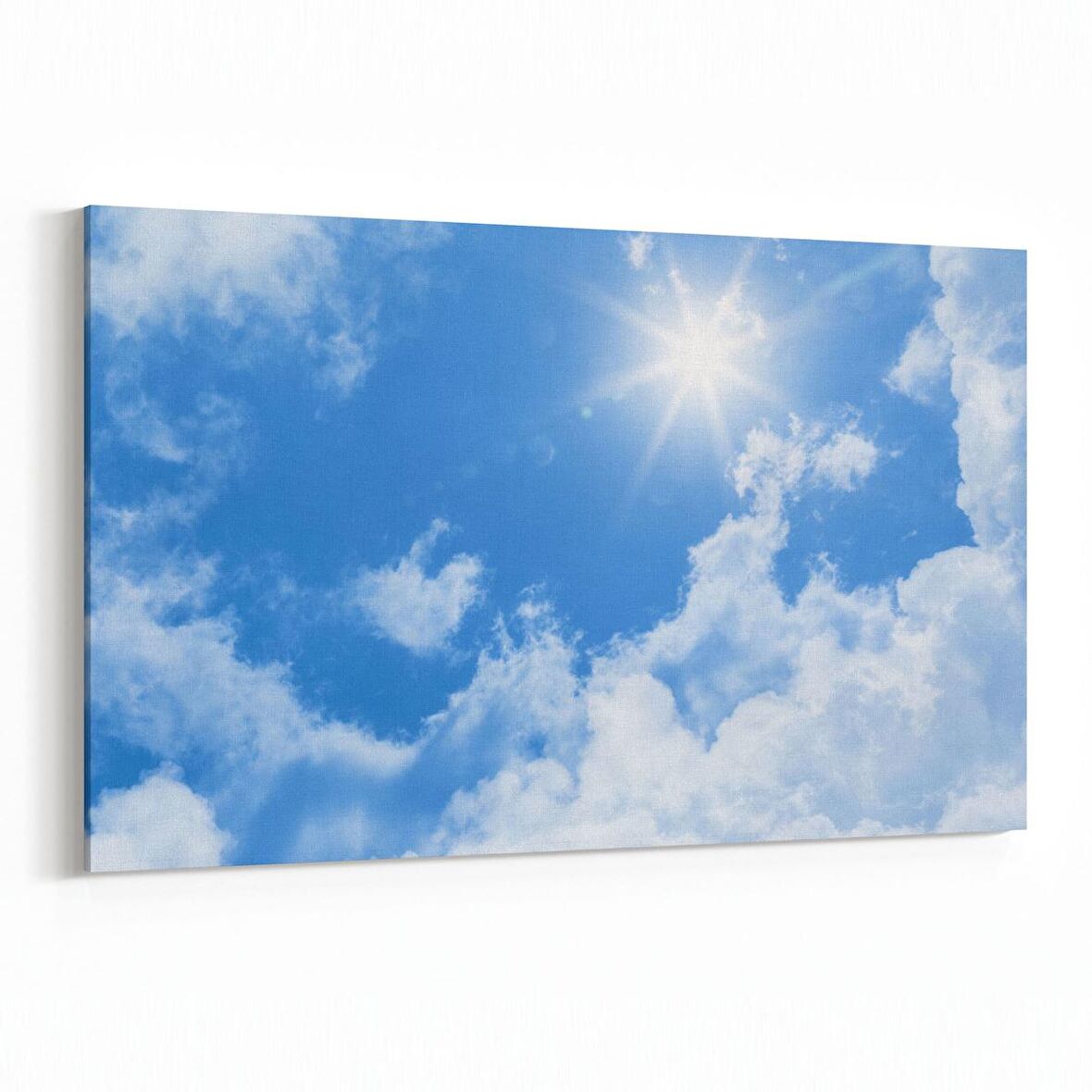 Olla 15789Y Gökyüzü Bulut Görseli  Yatay Kanvas Tablo (Ölçü: 30X20)