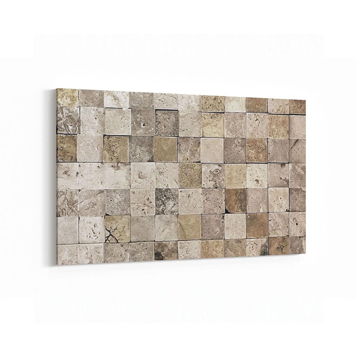 Olla 17350Y Taş / Tuğla Görseli Yatay Kanvas Tablo (Ölçü: 150X100)