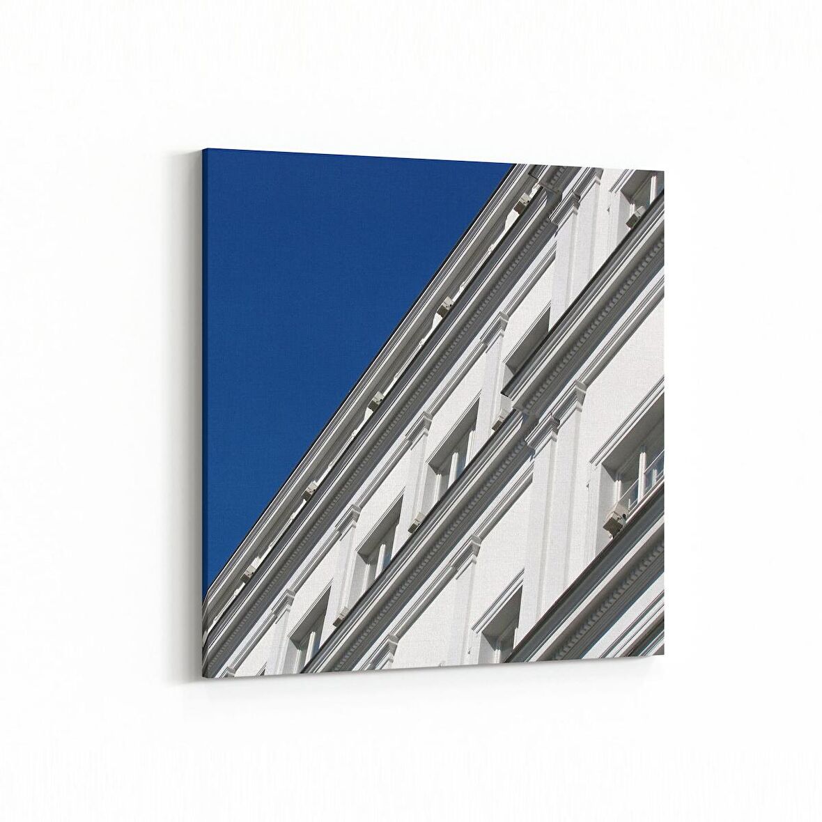 Olla 17858K Yapı Görseli Kare Kanvas Tablo (Ölçü: 25X25)