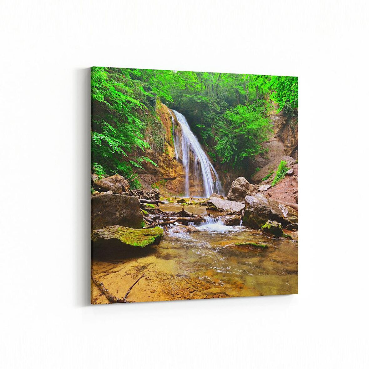 Olla 13191K Doğa / Manzara Görseli Kare Kanvas Tablo (Ölçü: 25X25)