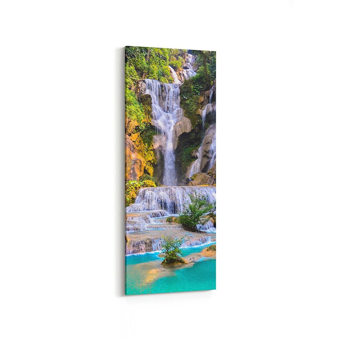 Olla 14506DI Doğa / Manzara Görseli Dikey İnce Kanvas Tablo (Ölçü: 40X120)