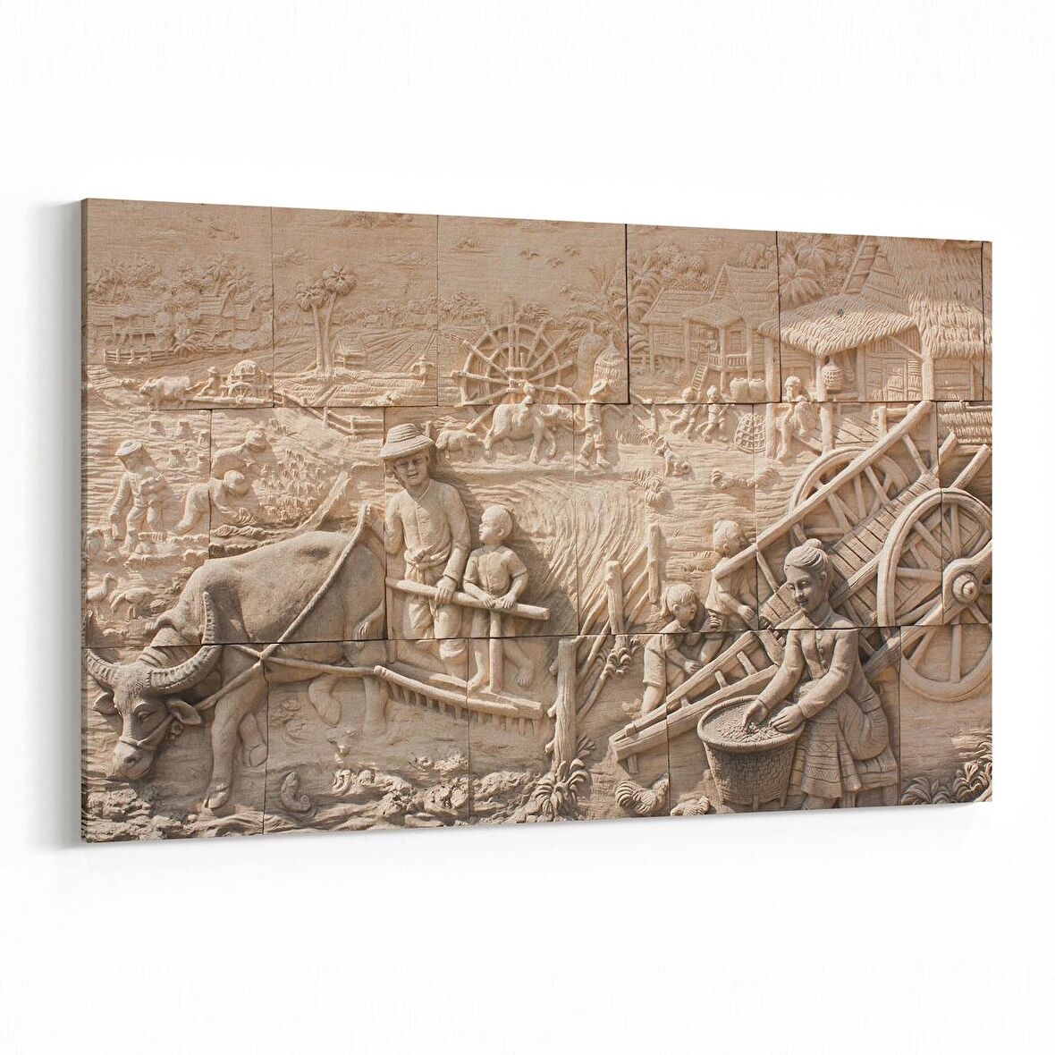 Olla 16265Y Heykel / Sanat Görseli Yatay Kanvas Tablo (Ölçü: 120X80)