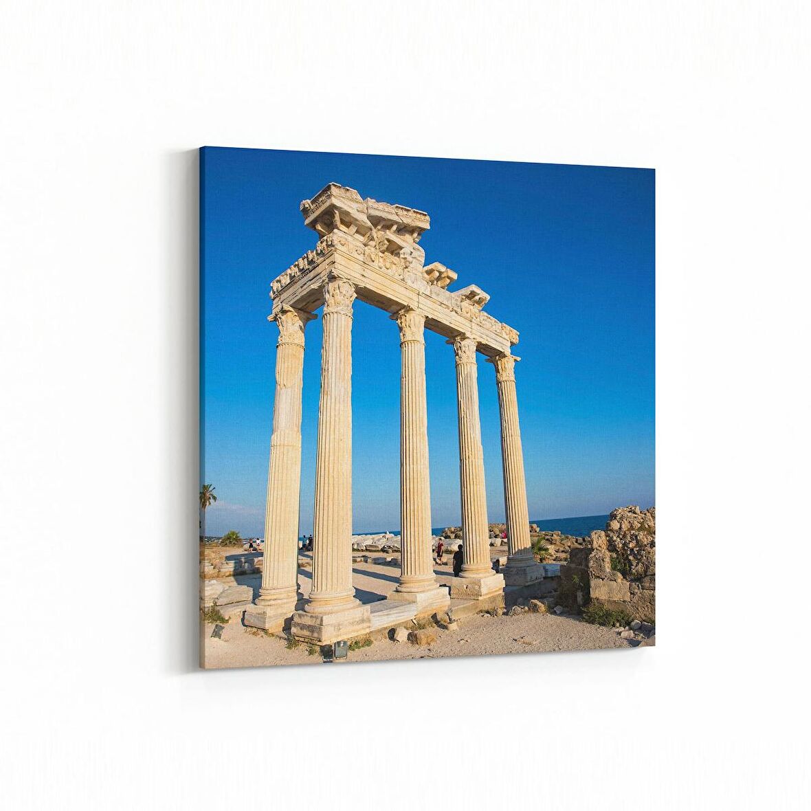 Olla 17936K4 Yapı Görseli Kare 4'lü Kanvas Tablo (Ölçü: 145X145)